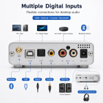 TRASAM LP1 PLUS Desktop DAC Headphone Amp with Bluetooth 5.4